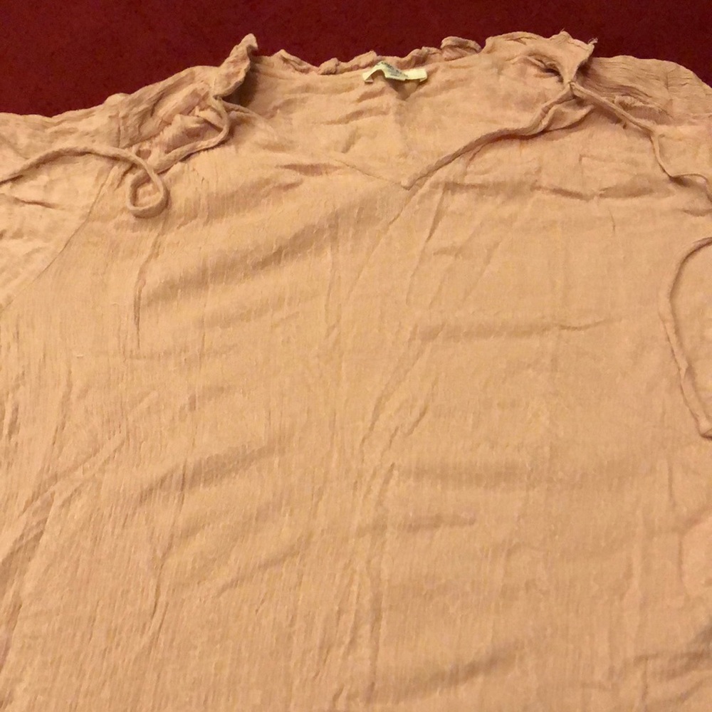 Peach blouse, Size 1X
